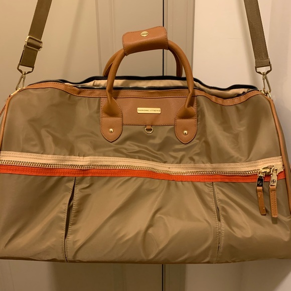 adrienne vittadini nylon duffle